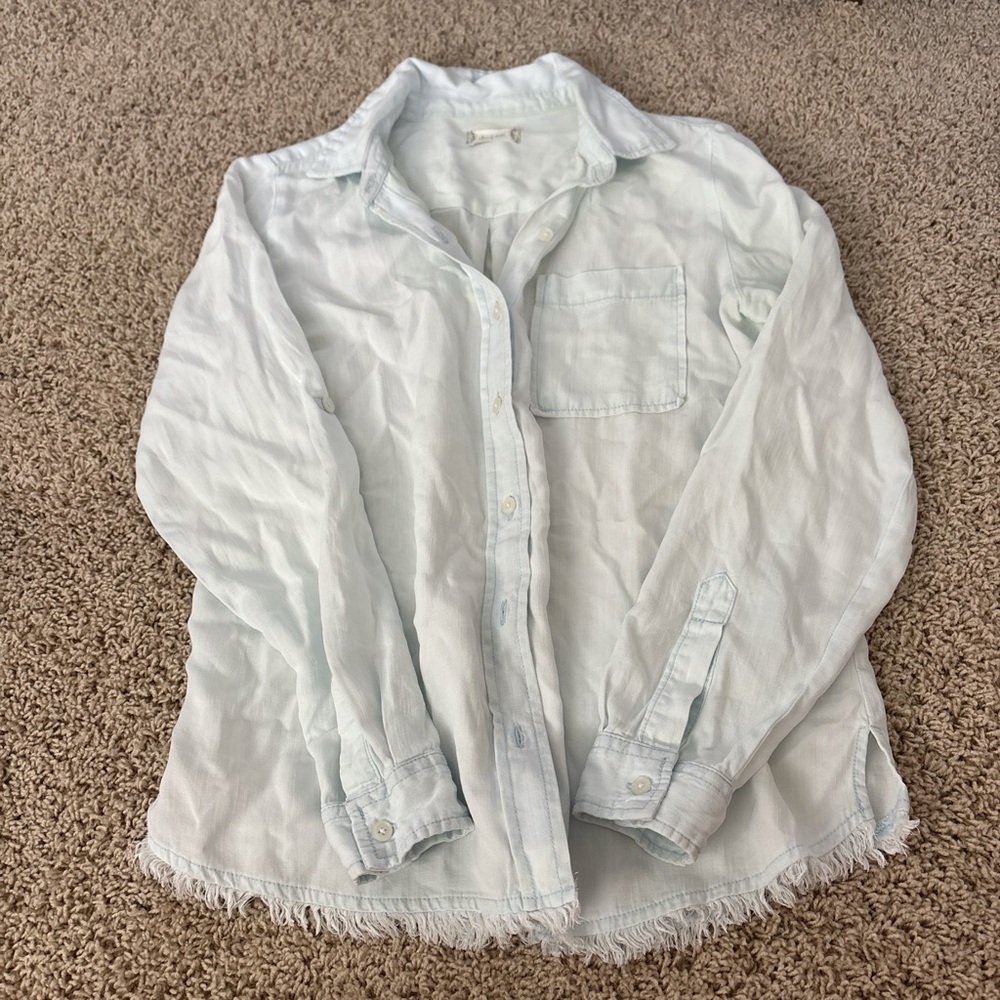 Altar'd State Soft Blue Shirt